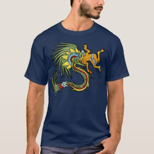 Quetzalcoatl Aztec Mayan Feathered Serpent Toltec T-Shirt