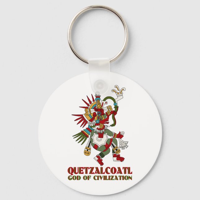 Quetzalcoatl Key Ring (Front)