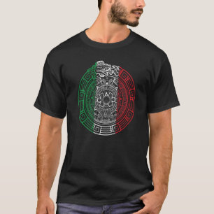 Quetzalcoatl Ouroboros Aztec Feathered Serpent Mex T-Shirt