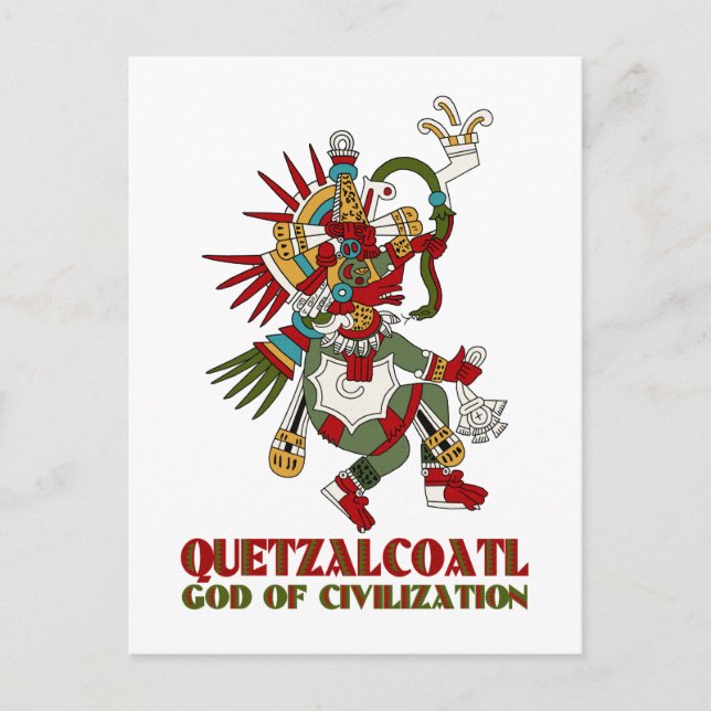 Quetzalcoatl Postcard (Front)