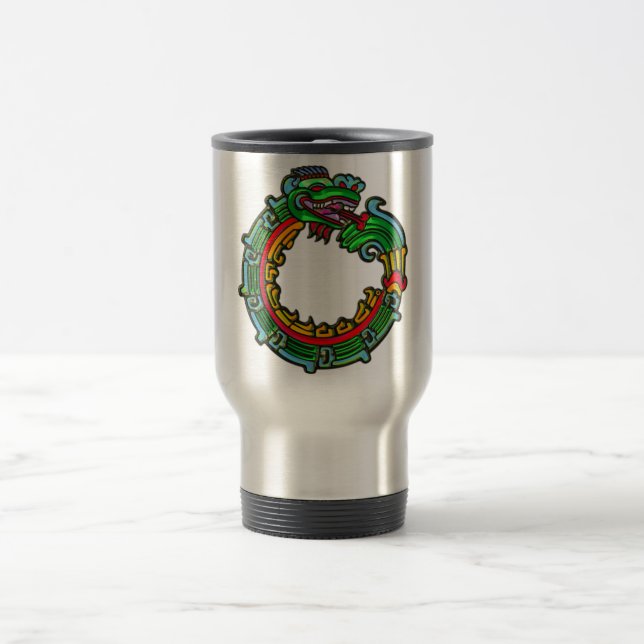 Quetzalcoatl Travel Mug (Center)