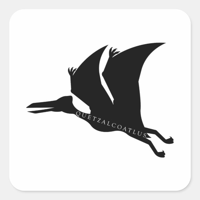 Quetzalcoatlus Pterosaur Prehistoric Square Sticker (Front)