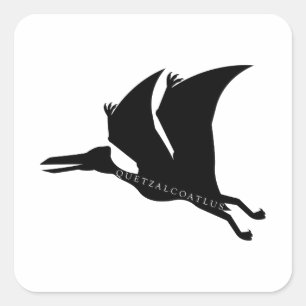 Quetzalcoatlus Pterosaur Prehistoric Square Sticker