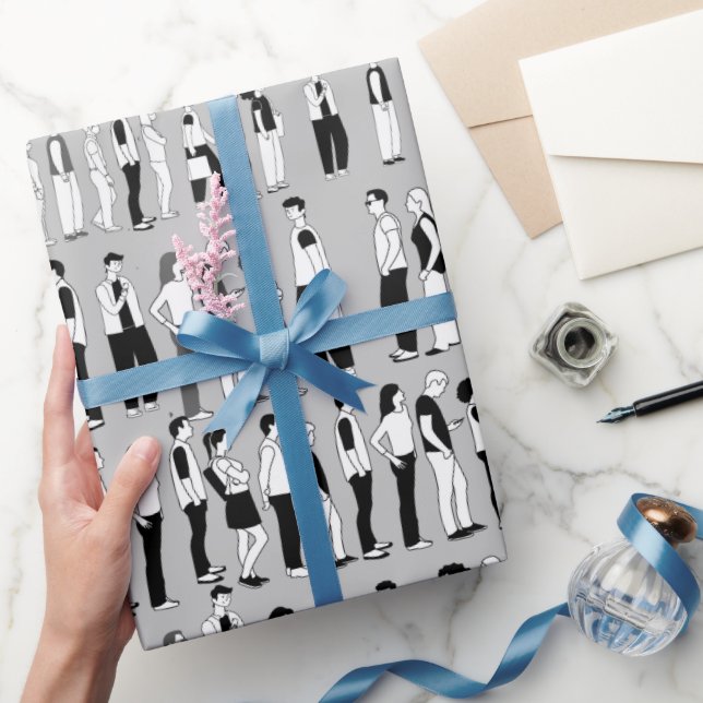 Queue, more queue wrapping paper (Gifting)