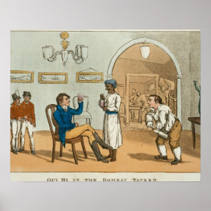 Qui Hi in the Bombay Tavern, from 'The Grand Maste Poster