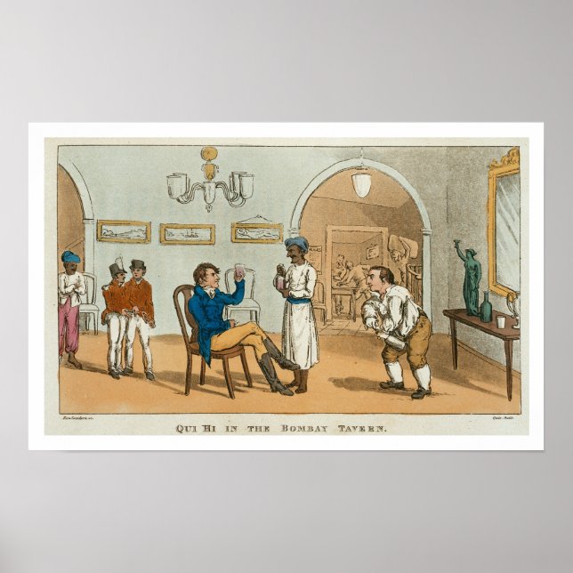 Qui Hi in the Bombay Tavern, from 'The Grand Maste Poster (Front)