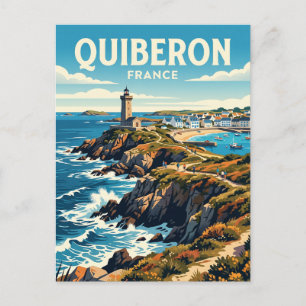 Quiberon France Postcard