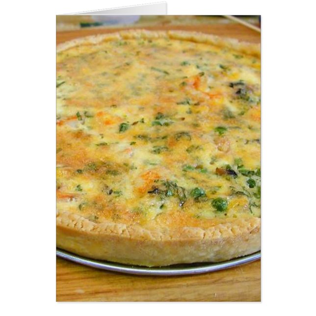 Quiche Pie Crust Cooking Food Dinner (Front)