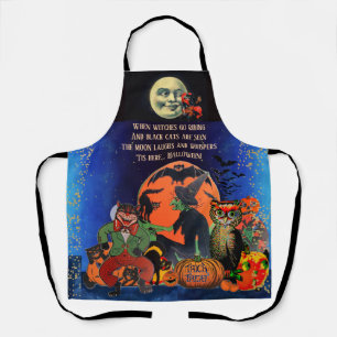 Quick Costume Halloween vintage Print Apron