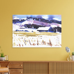 Quick Freeze Painting / Artist Larry Lerew Canvas Print