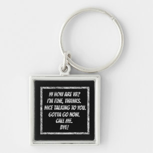 Quick Greetings Key Ring