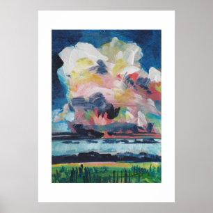 Quick Showers 2 Painting / Artist Larry Lerew Poster