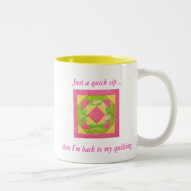Quick Sip Quilt Mug (Right)