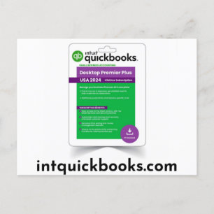 Quickbooks Desktop Premier 2024- intquickbooks.com Postcard