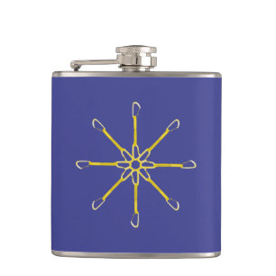 Quickdraw Flower Hip Flask