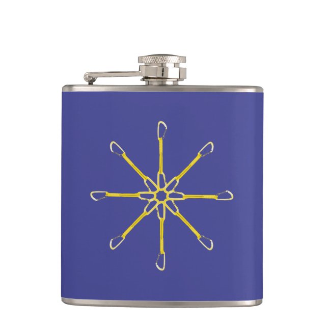 Quickdraw Flower Hip Flask (Front)