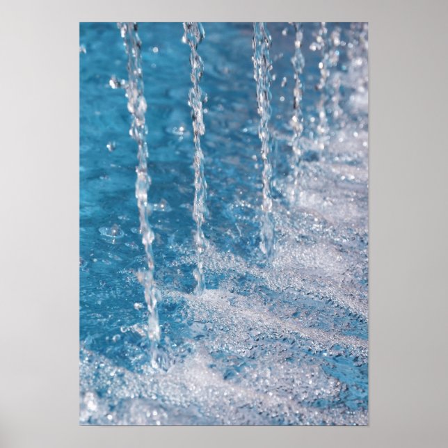 Quickly running water poster (Front)