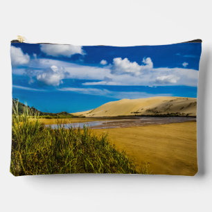 Quicksand stream near 90-Mile Beach, New Zealand Accessory Pouch
