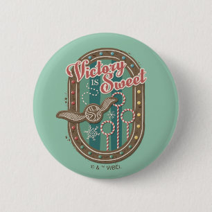 QUIDDITCH™ Victory is Sweet Holiday Cookie Graphic 6 Cm Round Badge