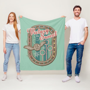 QUIDDITCH™ Victory is Sweet Holiday Cookie Graphic Fleece Blanket