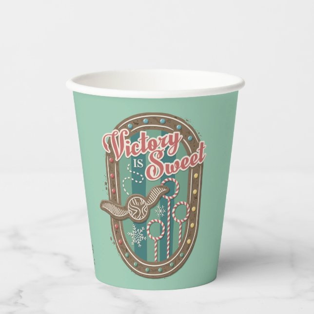 QUIDDITCH™ Victory is Sweet Holiday Cookie Graphic Paper Cups (Front)