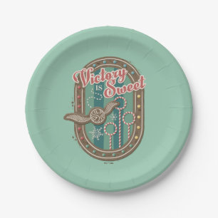QUIDDITCH™ Victory is Sweet Holiday Cookie Graphic Paper Plate