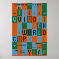 QUIDDITCH™ World Cup Chequerboard Poster