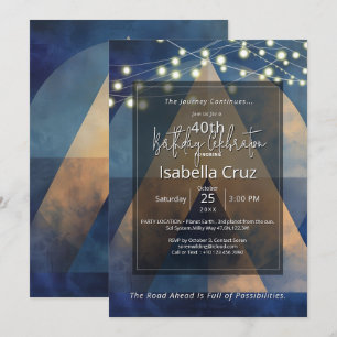 Quiet Ascent Minimal Design Invitation