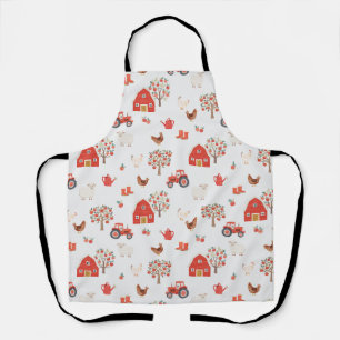 Quiet Barnyard Days Apron