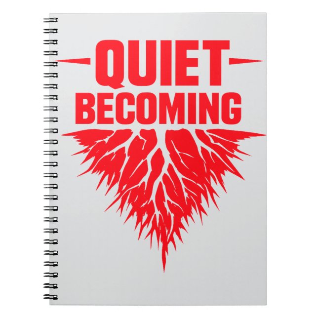 Quiet Becoming Notebook (Front)