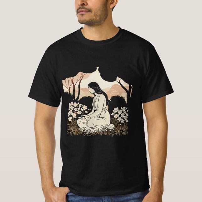 “Quiet Bloom” T-Shirt (Front)