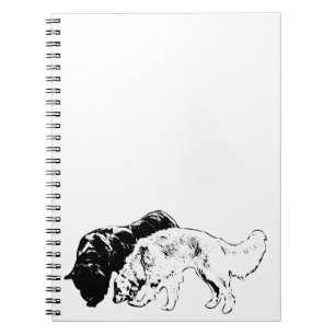 Quiet Bond in Silhouette Notebook