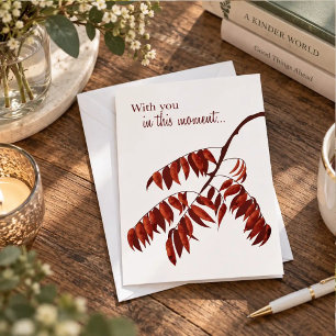Quiet Branch Sympathy Card