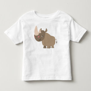 Quiet Cartoon Rhino Children T-shirt