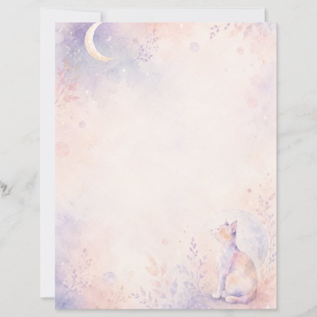 Quiet Cat in Moonlight (Front)