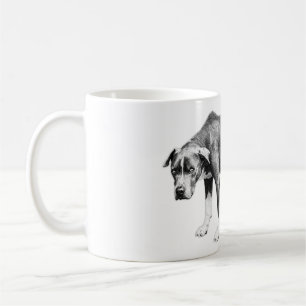 Quiet Check-In – Soft-Eyed Side Pose Coffee Mug