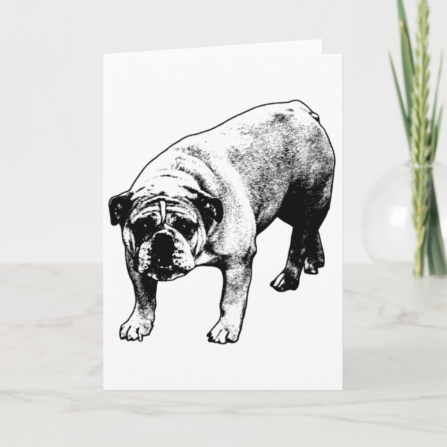 Quiet Cheer, Bold Lines Card (Front)