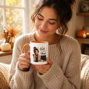 Quiet Class Magic Orange Halloween Teacher Mug