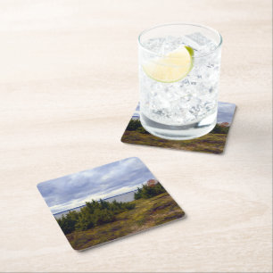 Quiet Coast of Vormsi Square Paper Coaster