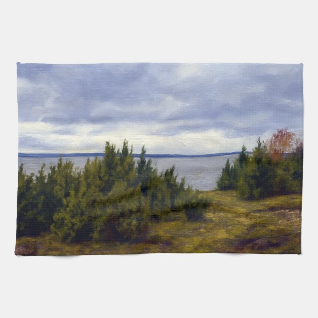 Quiet Coast of Vormsi Tea Towel (Horizontal)