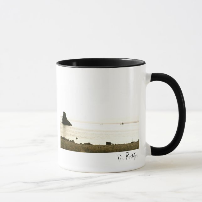 Quiet Coffee Sierra Morning Lake Mug (Right)