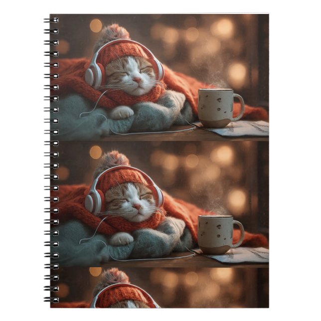 Quiet Comfort – Cosy Cat Reflection Journal (Front)