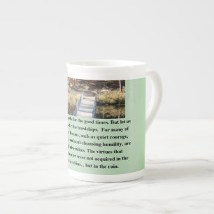 Quiet Courage Inspirational Bone China Mug