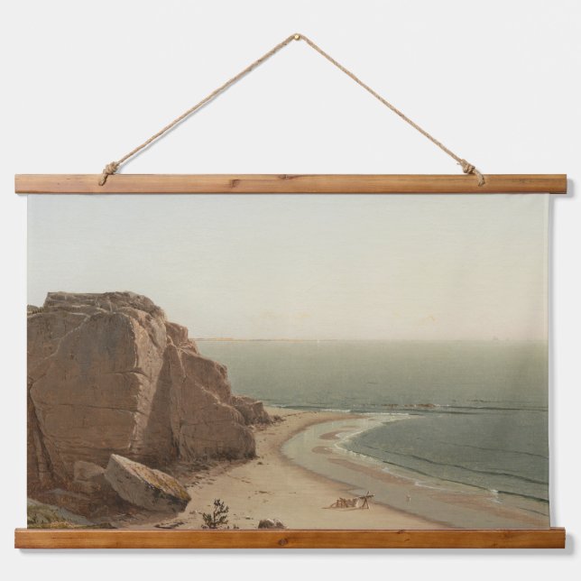 Quiet Day Near Manchester 1873 Landscape Painting Hanging Tapestry (Front)