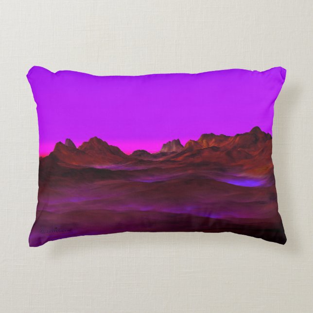 Quiet Desert Evening Decorative Cushion (Front)
