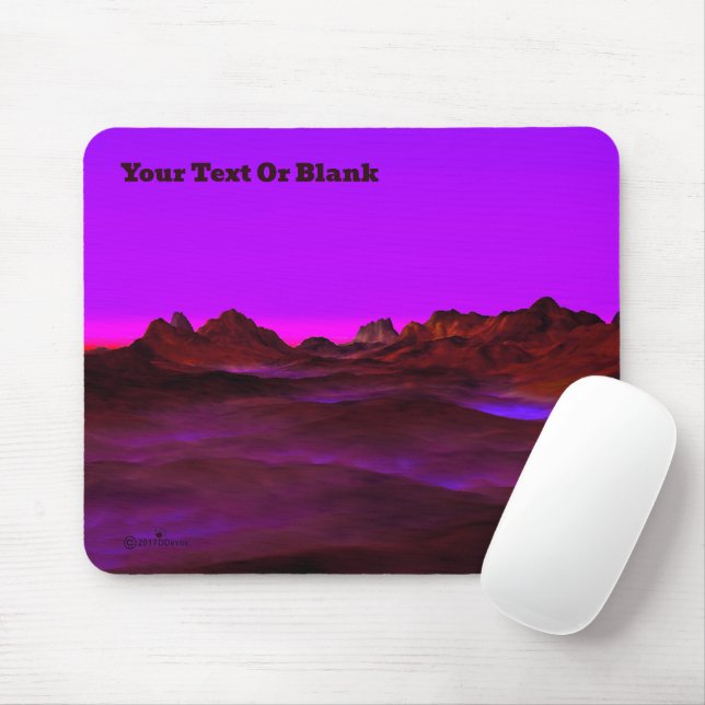 Quiet Desert Evening Mouse Mat (With Mouse)