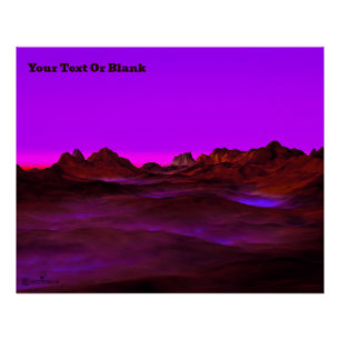 Quiet Desert Evening Poster