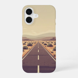 Quiet Desert Route iPhone 16 Case