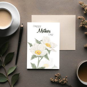 Quiet Dogwood Mothers Day Card