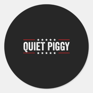 Quiet Ggy Classic Round Sticker